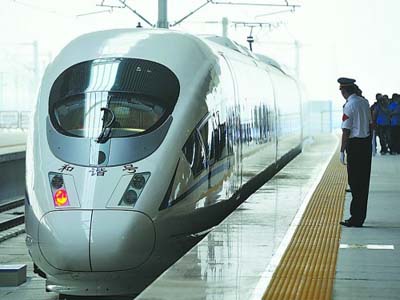High speed train beijing to jinan